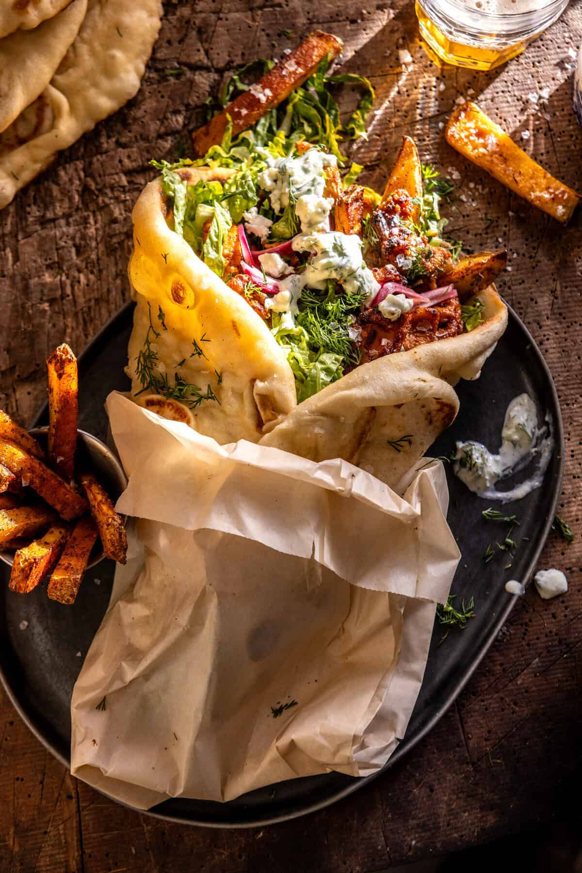 Sheet Pan Greek Chicken Pitas | halfbakedharvest.com