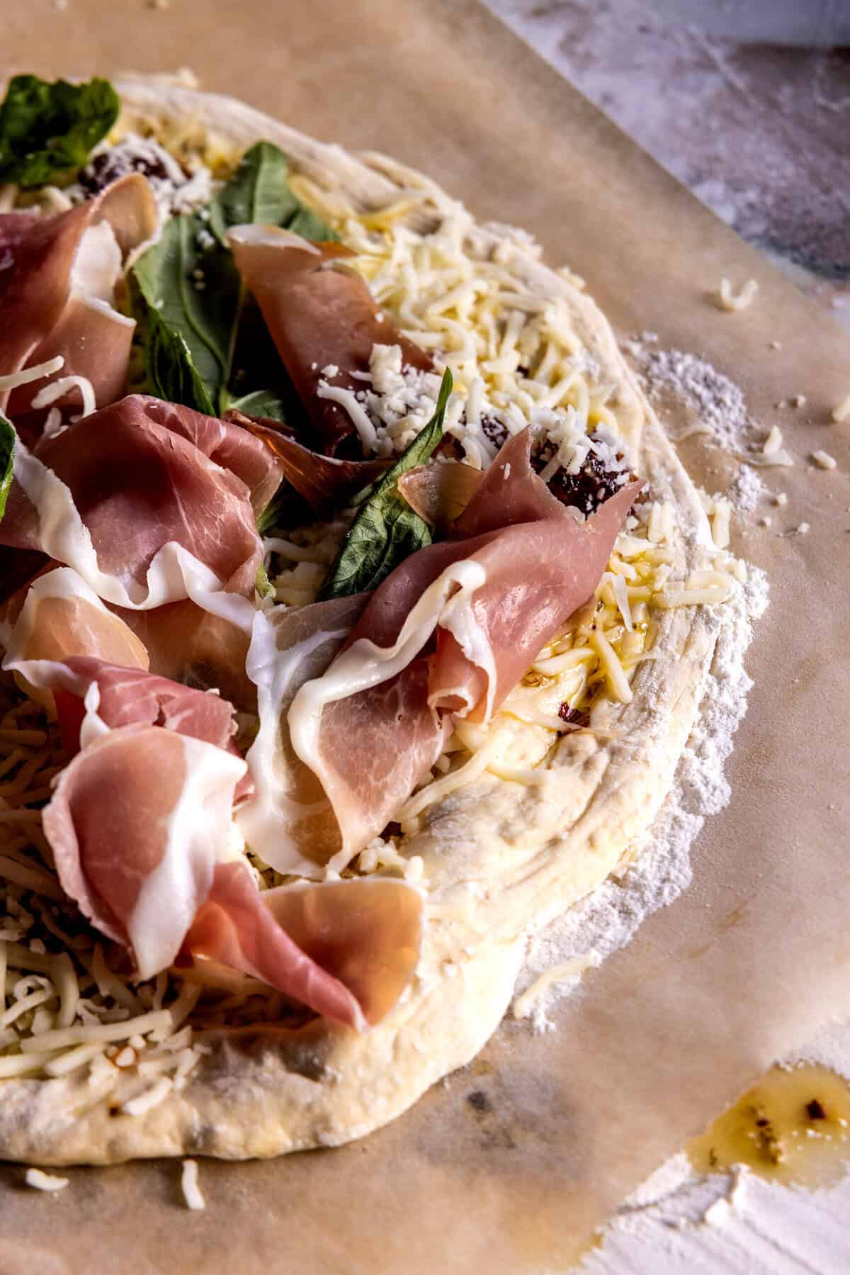 Spicy Honey White Pizza | halfbakedharvest.com