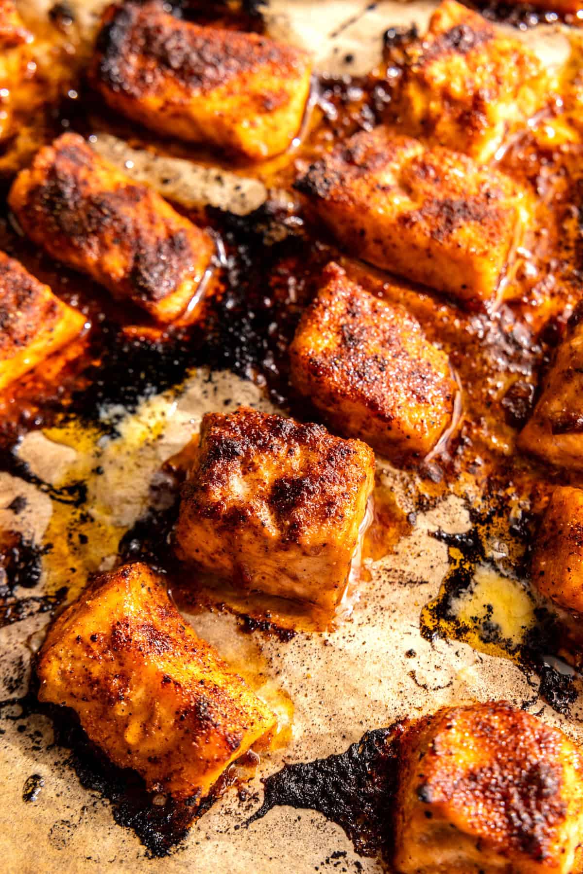 Chipotle Teriyaki Salmon Bowls with Creamy Green Sauce | halfbakedharvest.com