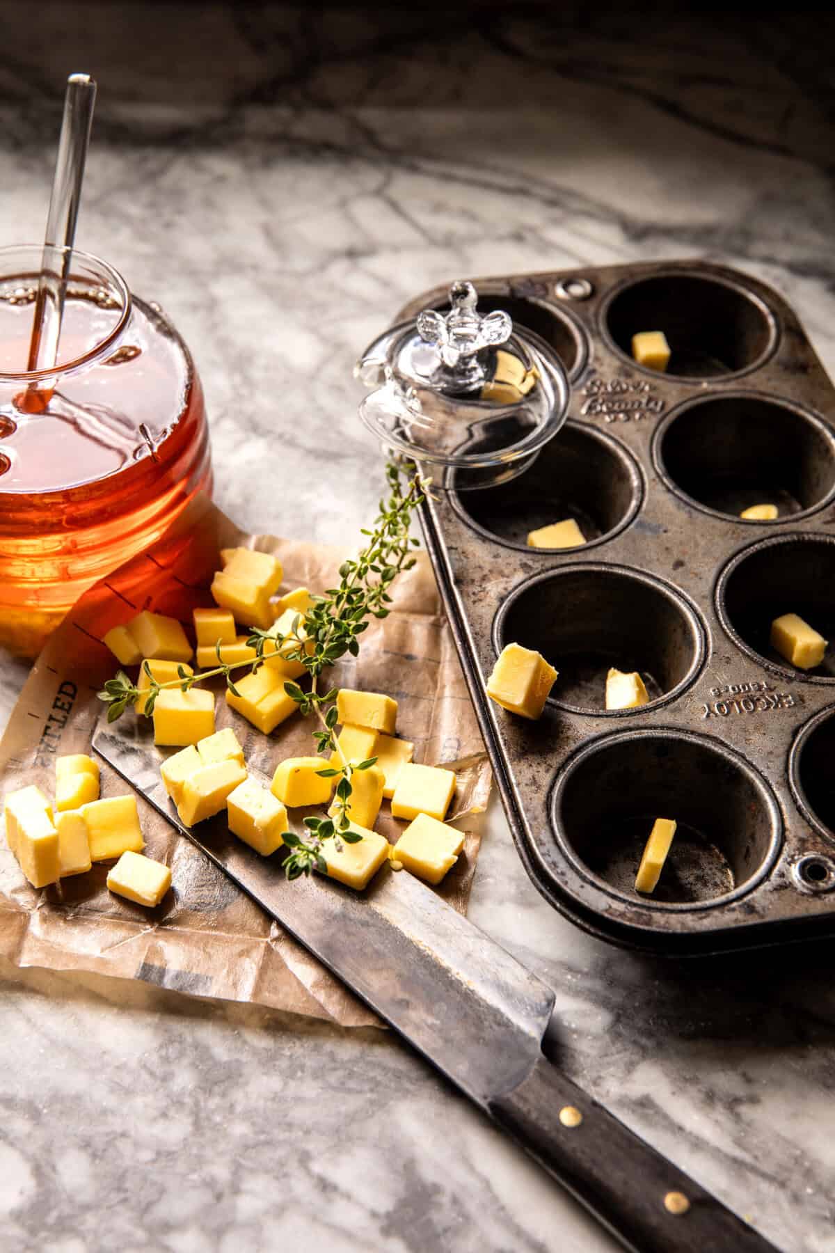 Easy Corn Fritter Muffins with Hot Honey | halfbakedharvest.com