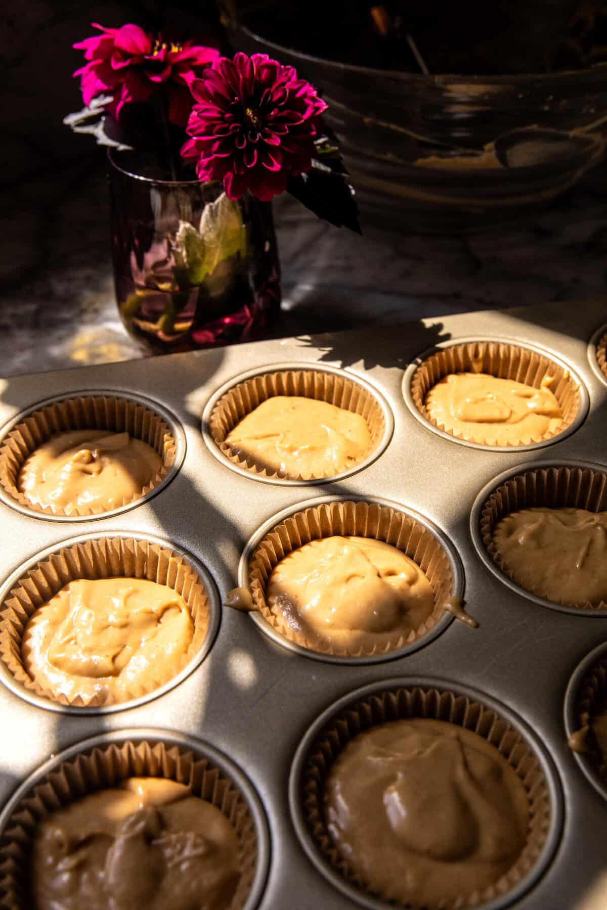 Vanilla Bean Cupcakes with Whipped Chocolate Marshmallow Frosting | halfbakedharvest.com