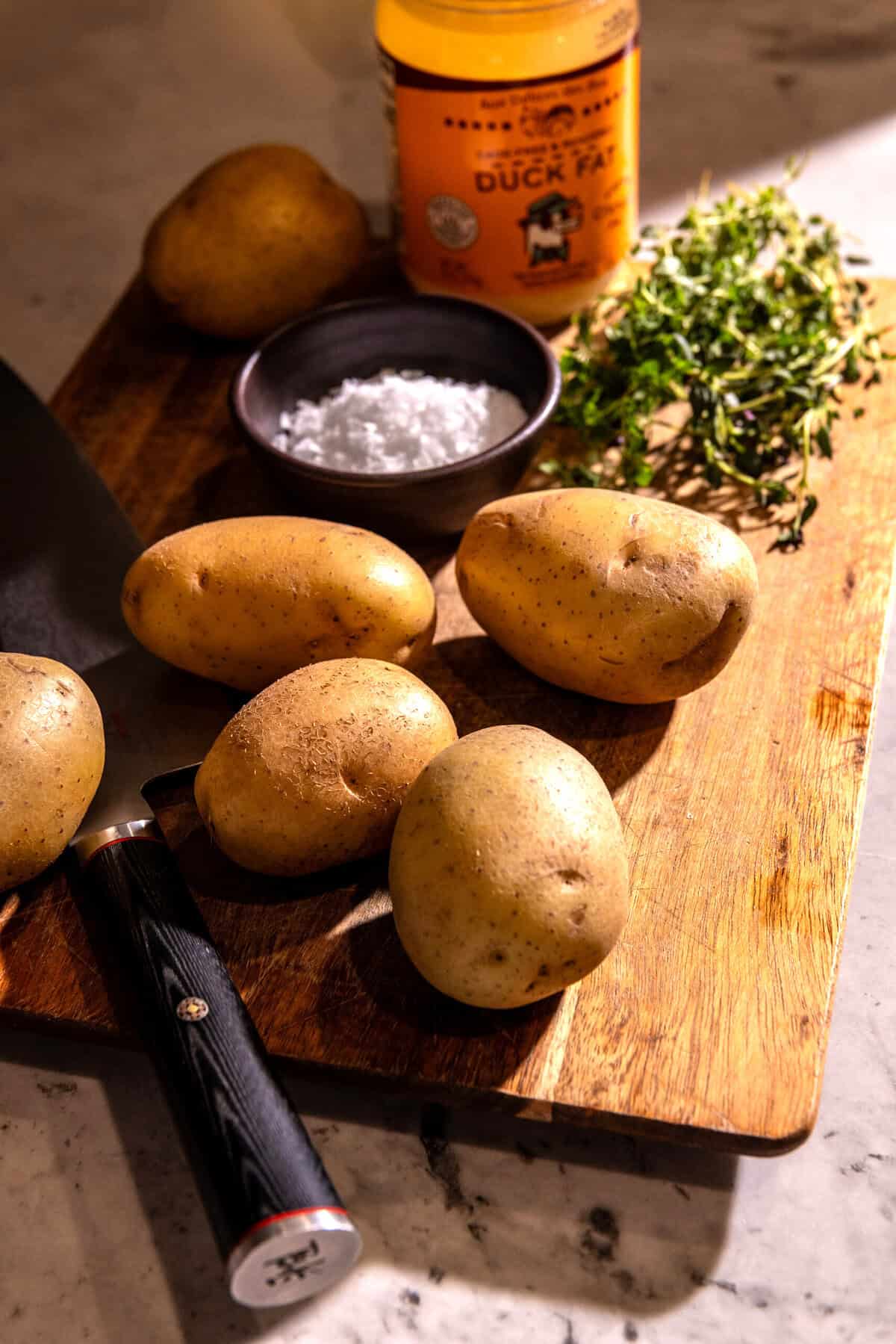 Crispy English Roast Potatoes | halfbakedharvest.com