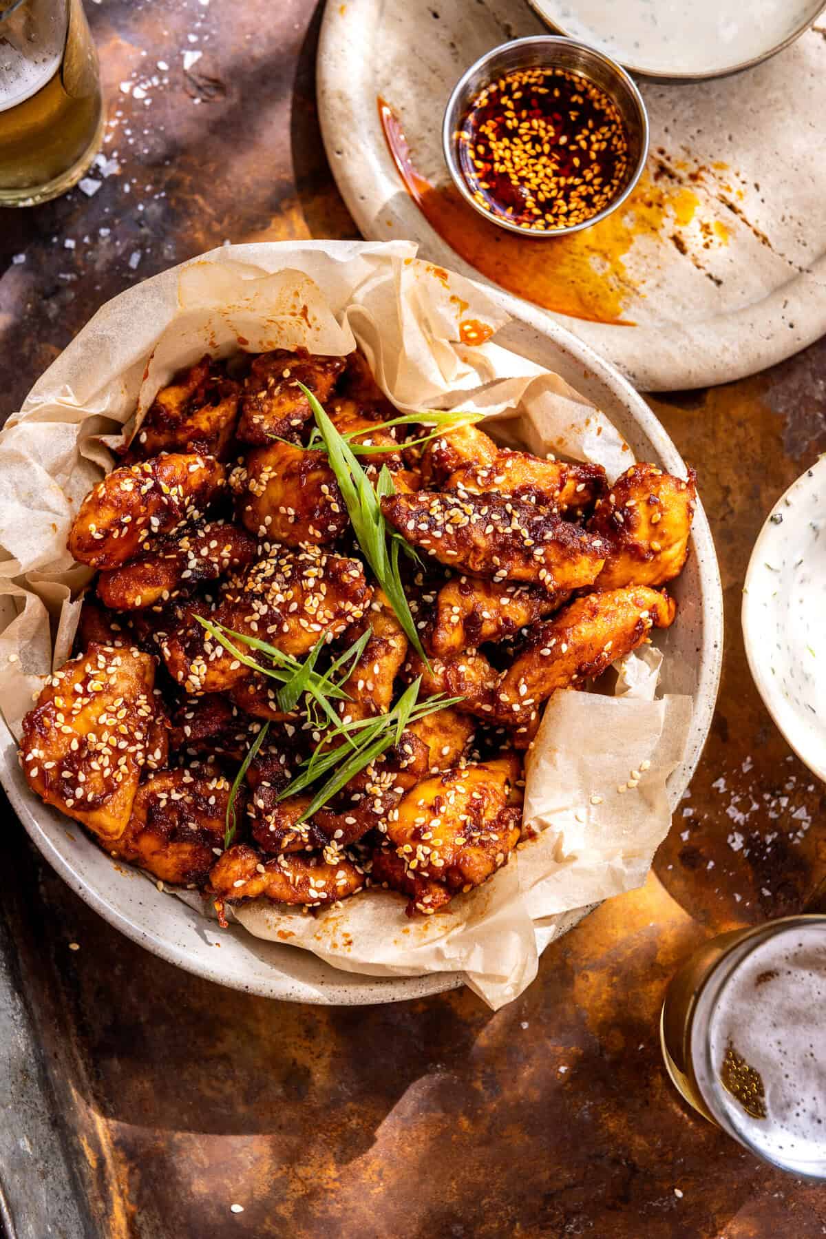 Sticky Honey Harissa Chicken | halfbakedharvest.com