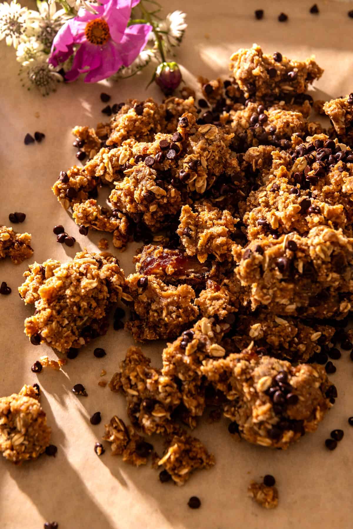 No Bake Chocolate Peanut Butter Cookie Bars | halfbakedharvest.com